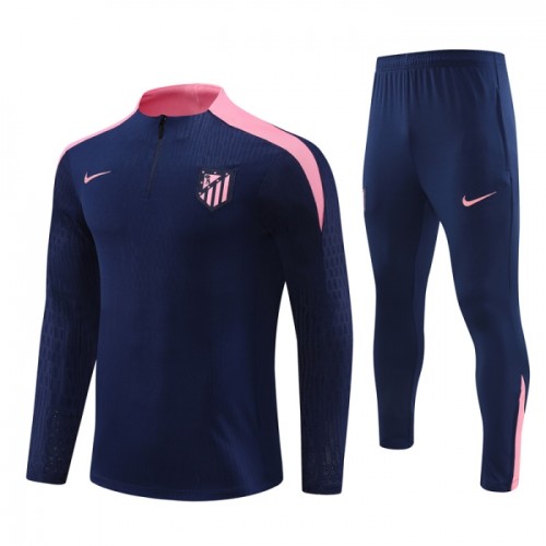 Dječji Atlético Madrid Quarter Zip Sweatshirt za Trening 2024-25 Dječji Atlético Madrid Quarter Zip Sweatshirt za Trening 2024-25